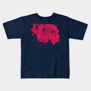 Pink Leaf Kids T-Shirt